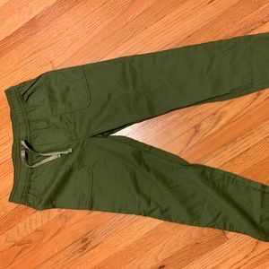 Girls green loose pull-on pants - Carters